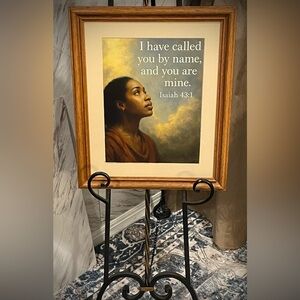 Inspirational Art without framing Isaiah 43:1